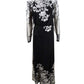 INC International Concepts Women's  Off The Shoulder Maxi Dress Black Size 16