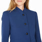 Anne Klein Women's Band-Collar Blazer Blue Size 6