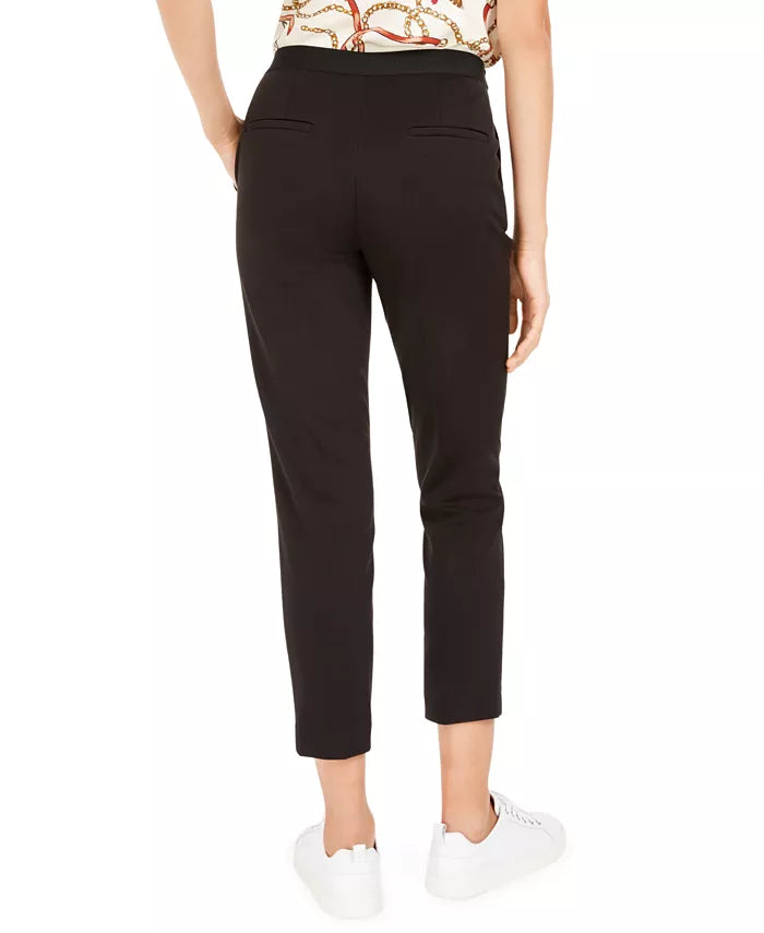 Bar III Women's Straight-Leg Pants Black Size Small