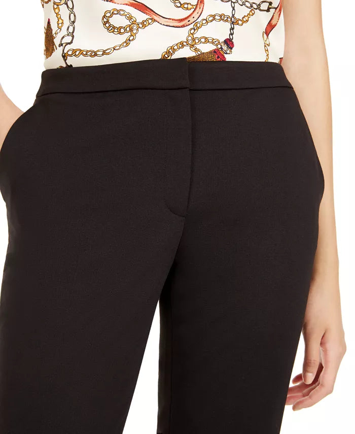 Bar III Women's Straight-Leg Pants Black Size Small