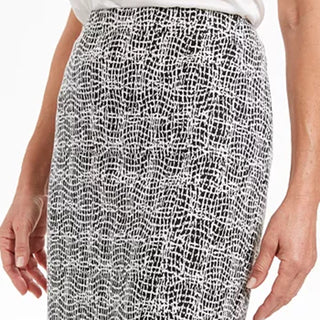 Kasper Women's Jacquard Pencil Skirt Charcoal Size 14