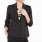 Kasper Women's  Zip-Pocket Blazer Black Size 10