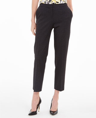 Kasper Women's Elastic-Back Dress Pants Black Size 18