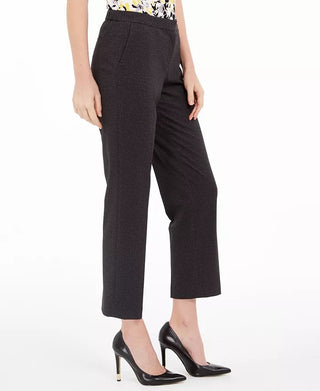 Kasper Women's Elastic-Back Dress Pants Charcoal Size 12