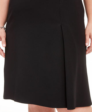 Kasper Women's Plus Size A-Line Skirt Black Size 20W