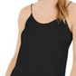 Bar III Women's Spaghetti Strap Camisole Black Size Large