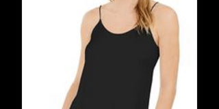 Bar III Women's Spaghetti Strap Camisole Black Size Large