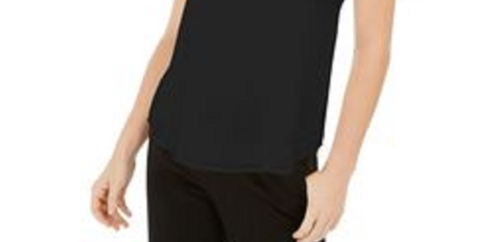 Bar III Women's Spaghetti Strap Camisole Black Size Large