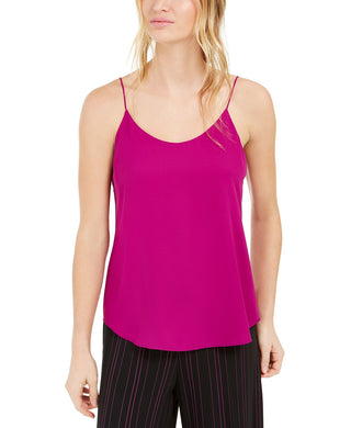 Bar III Women's Scoop-Neck Camisole Purple Size Extra Small