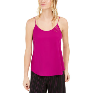 Bar III Women's Scoop-Neck Camisole Bright Pink Size X-Large
