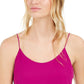 Bar III Women's Scoop-Neck Camisole Bright Pink Size X-Large