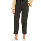 Bar III Women's Striped Tie-Waist Pants Black Size 0