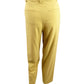 Bar III Women's Button-Front Pleated Pants Yellow Size 2