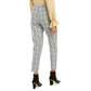 Bar III Women's Plaid Straight-Leg Pants Black Size 12