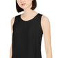 Anne Klein Women's Woven Top Black Size Small
