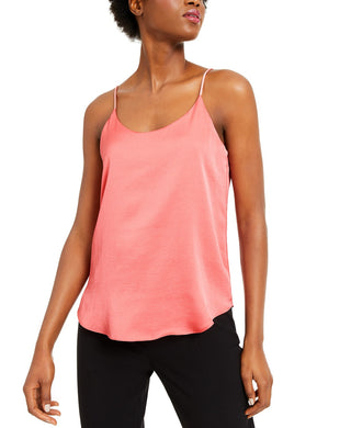 Bar III Women's Woven Camisole  Pink Size Medium