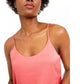 Bar III Women's Woven Camisole  Pink Size Medium