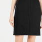 Bar III Women's Split-Neck Bodycon Dress Black Size XX-Large