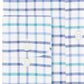 Eagle Men's Classic/Regular-Fit Non-Iron Flex Collar Check Dress Shirt Blue Size 17.1/2X34-35