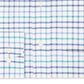 Eagle Men's Windowpane Plaid Collared Classic Fit Stretch Dress Blue Size 17X32-33