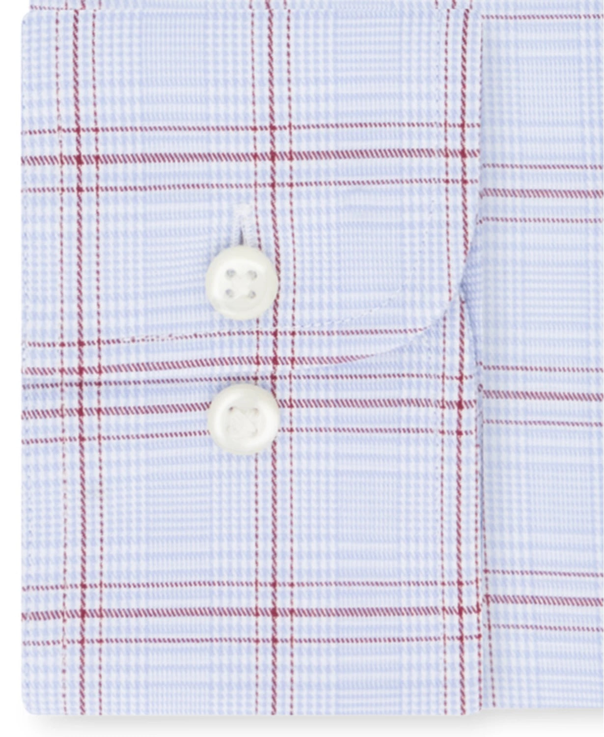 Eagle Men's Classic Regular Fit Non Iron Stretch Collar Check Dress Shirt Blue Size 15.5X34-35