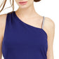 BCX Women's Asymmetrical-Strap Dress Blue Size Extra Small