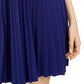 BCX Women's Asymmetrical-Strap Dress Blue Size Extra Small
