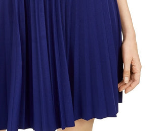 BCX Women's Asymmetrical-Strap Dress Blue Size Extra Small