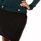 BCX Juniors' Colorblocked Drop-Waist Sweater Dress Green Size Medium