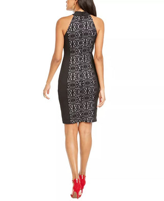 Thalia Sodi Women's Mockneck Sheath Dress Charcoal Size X-Large