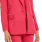 Thalia Sodi Women's Studded-Pocket Blazer Pink Size Small