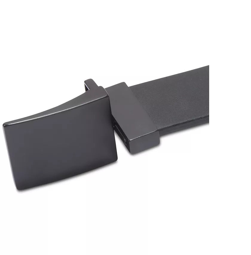 Alfani Men's Belt Gray 40 Modern Reversible Plaque Leather 39-40 Charcoal Size 40