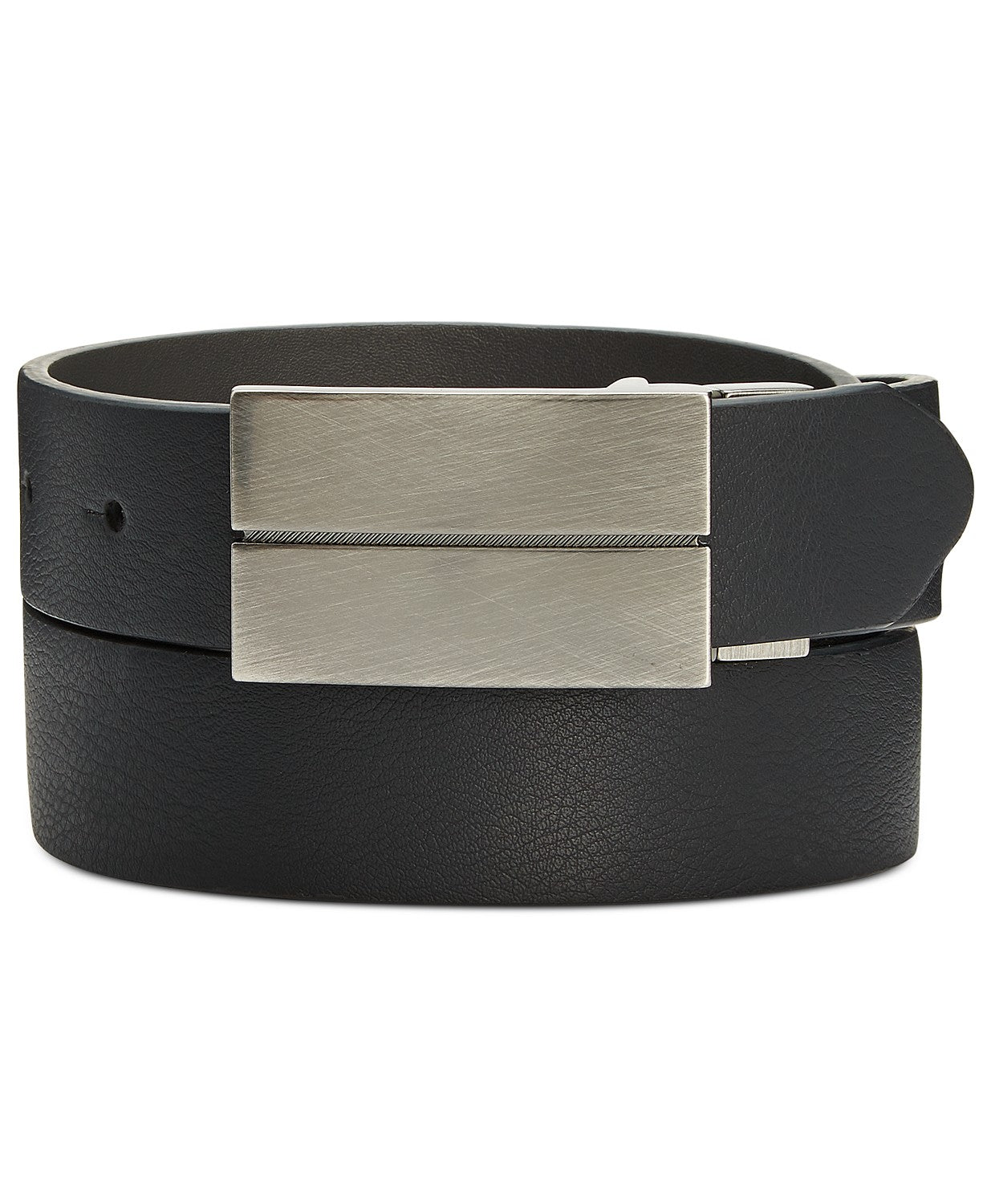 Alfani Men's Reversible Belt  Charcoal Size 40 Regular