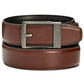 Kenneth Cole Reaction Men's Exact Fit Dress Belt Brown Size Small