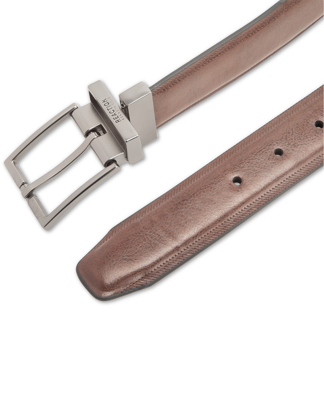 Kenneth Cole Reaction Men's Comfort Stretch Reversible Belt Espresso Size Extra Large