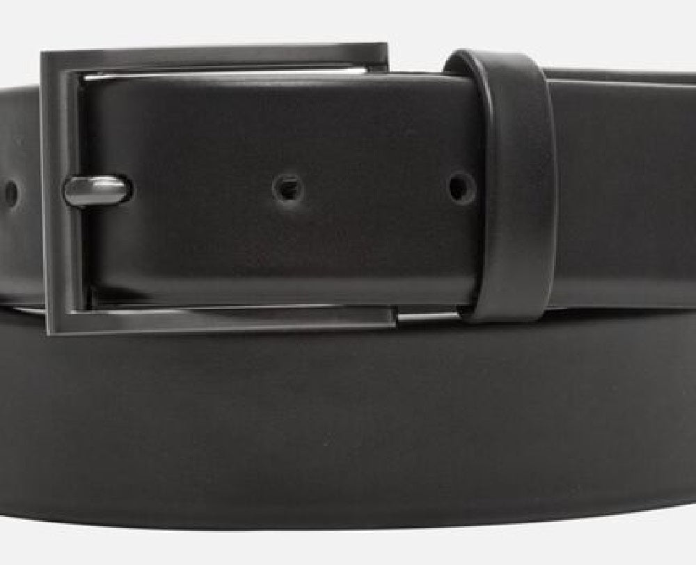 Kenneth Cole Reaction Men's Tubular Stretch Casual Belt Black Size Small