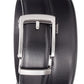Kenneth Cole Reaction Men's Exact Fit Harness Dress Buckle Belt Black Size Small
