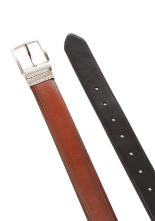 Tommy Hilfiger Men's Leather Reversible Belt Gray Size 32