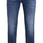 Jack & Jones Men's Super Stretch Slim Fit Clark Jeans Blue Size 36X34