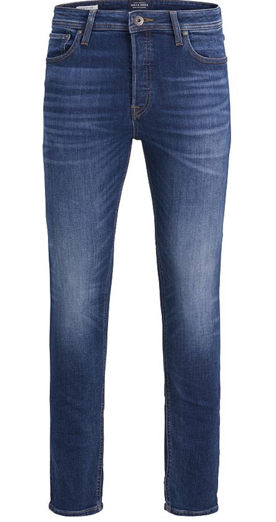 Jack & Jones Men's Super Stretch Slim Fit Clark Jeans Blue Size 36X34