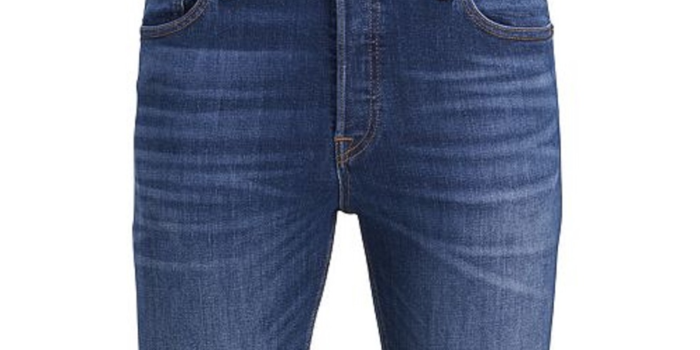 Jack & Jones Men's Super Stretch Slim Fit Clark Jeans Blue Size 36X34