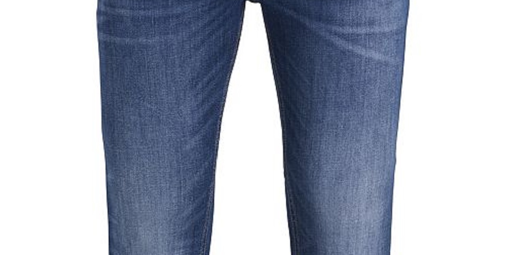 Jack & Jones Men's Super Stretch Slim Fit Clark Jeans Blue Size 36X34
