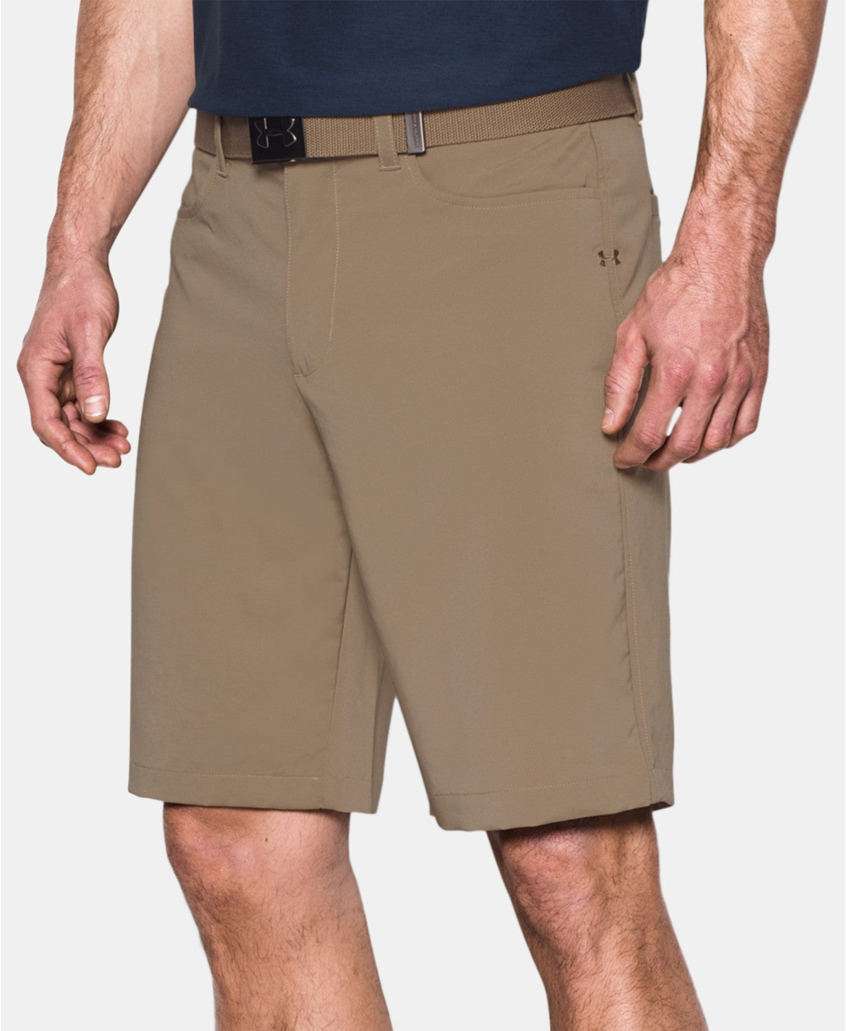 Under Armour Men's Ua Tech 11" Golf Shorts Beige Size 42