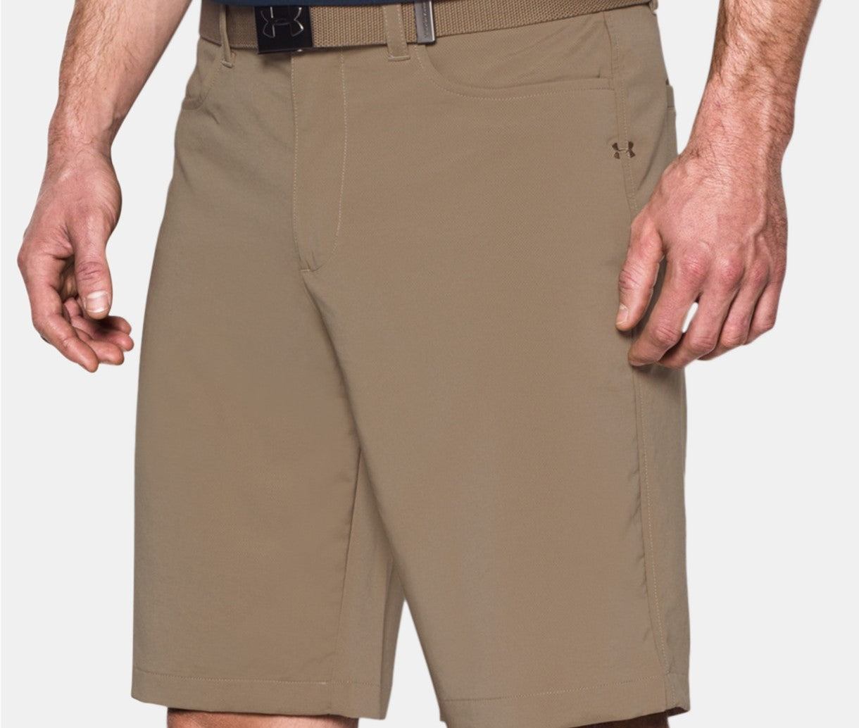 Under Armour Men's Ua Tech 11" Golf Shorts Beige Size 42