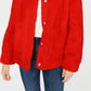 Jou Jou Juniors' Faux-Fur Jacket Red Size X-Small