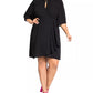 City Chic Women's Trendy Plus Size Jolie Wrap Dress Black Size 22W