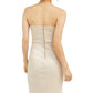 City Studios Juniors' Strapless Wrap-Skirt Dress Gold - Size 3