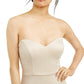 City Studios Juniors' Strapless Wrap-Skirt Dress Gold - Size 3