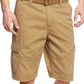 American Rag Men's Belted Relaxed Cargo Shorts Beige Size 30