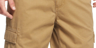 American Rag Men's Belted Relaxed Cargo Shorts Beige Size 30